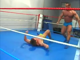 Bodybuilders Oil Wrestling (Full)