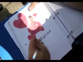 Homeless guy with else