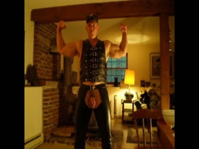 Leather Muscle Dad Mantrap