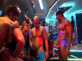 Stripper Ivan gangfucks and shoots