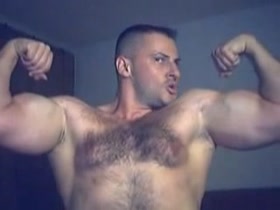 Bear Chest Flexing