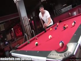Billiard Bodybuilder with Balls