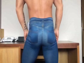 WORKING! Francois Blue Tights Fetish