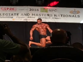 Matt Davis aka Von Legend competing in IFBB 2016 show
