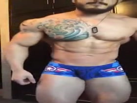 Sexy man posing