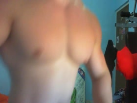 DK Posing Red Briefs 2