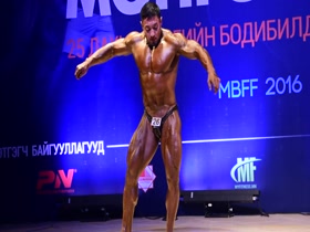 Mongolian bodybuilder