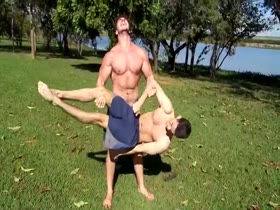 Teen bodybuilder massacres a little boy