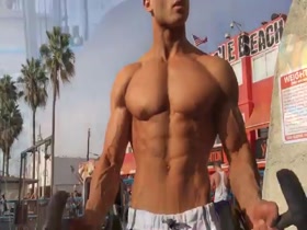 Young bodybuilder Dominic Nicolai photoshoot