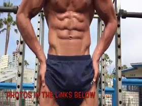 Teen bodybuilder Mike workout