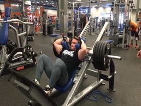 Josh hitting the legs