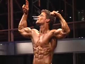 FAME Trevor posing routine