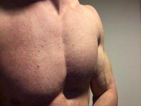 Alpha Flaunting His Pec Power