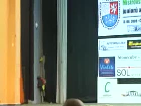 Czech champion Thomas Horak free posing