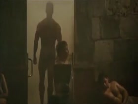 ARNOLD N RED HEAT STEAM ROOM SCENE !
