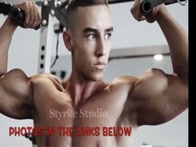 Aussie boy Zac raw workout session