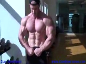 Con Demetriou posing his upper body