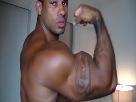 Super hot muscle flex
