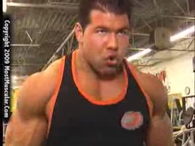 Young Steve Kuclo shoulder workout