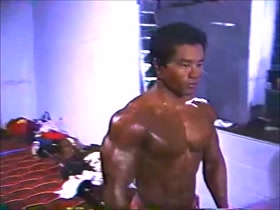 Alan Ichinose -  Backstage At USAs (1988)