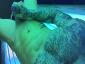 Tanning bed cum