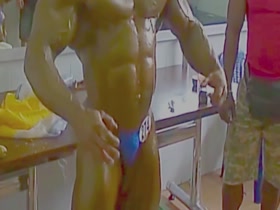ASIAN MUSCLEGOD BACKSTAGE