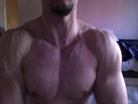 Vascular man boy shows of veins