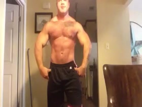 BIG BUTCH STRATFORD. ULTIMATE FLEXING GINGER BEAR