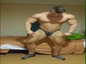 Pablo Llopis Munoz in small posingtrunk