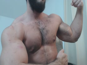 ripped biceps tease 23yo hot and shredded