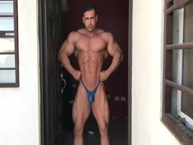 Jose huerta "titan"" posing