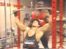 Lee Haney vintage muscle god workout