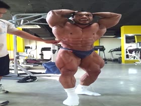 Underwear gym show off