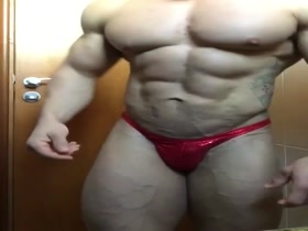 BIG MAN, TINY POSERS !