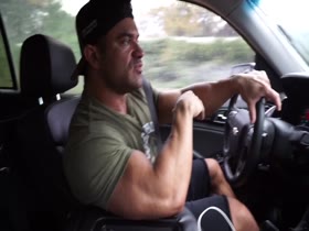 hot muscle dude getting a massage