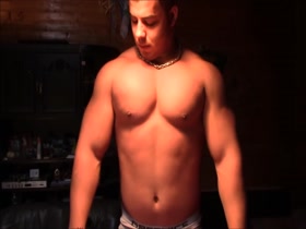 Massive teen pecs