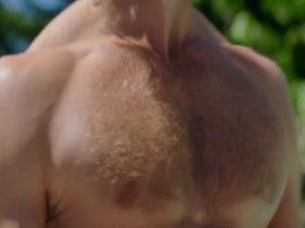 Matt Barr and his hairy chest