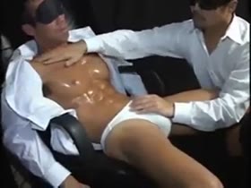 japanese muscle handjob