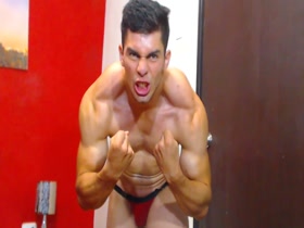 Musclechoke domination on twink