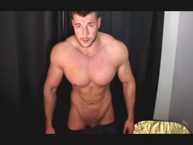 Another bodybuilder hypnotized