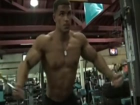 Raciel Castro - Pecs & Biceps Training + Photoshoot (No Sound)