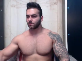 muscle man cum