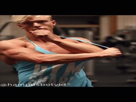 Pretty boy at the gym!