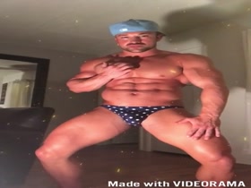 Dylan Austin - Dance in Blue Starred Bikini