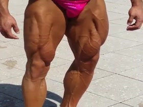 Legs and Butt by the Pool