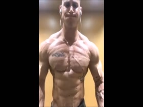 Close up and Shredded Muscle Gods