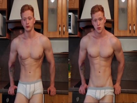 cute ginger muscle boy