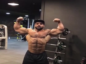 Big Galal: Lockerroom Posing