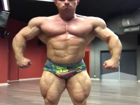 Handsome muscular body