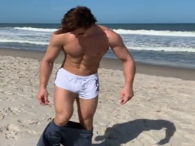 Tom F 8 - Posing on the beach